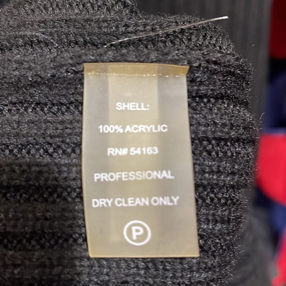 Ladies Calvin Klein black sweater dress small - Picture 4 of 6